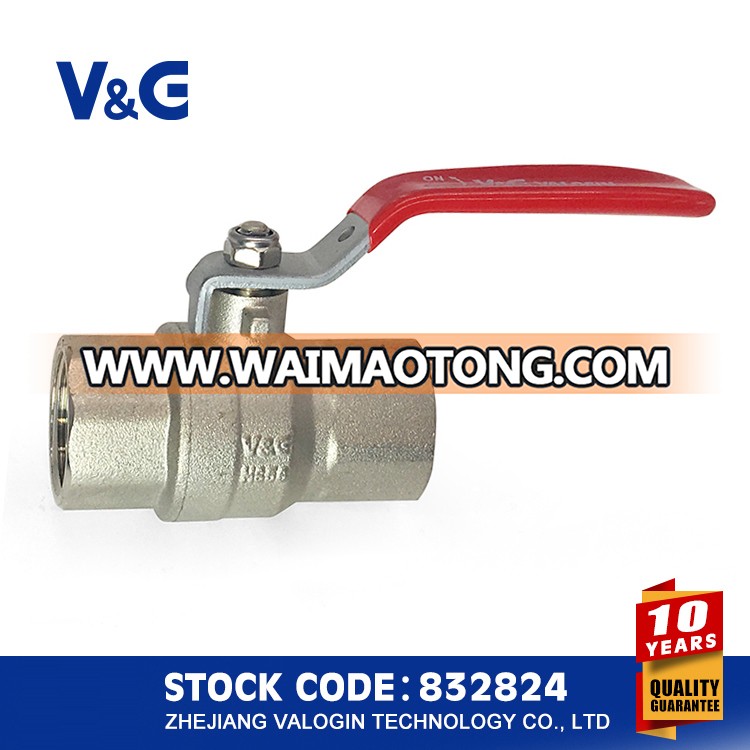 CE and Acs Steel Handle Brass Ball Valve (VG-A11011)