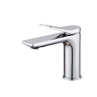 High quality chrome finish brass basin faucet new type of water tap zinc handle luxury bathroom basin mixer for sink