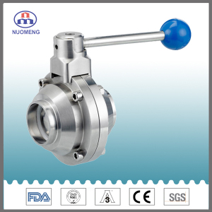 3A Stainless Steel Welded Butterfly-Type Ball Valve