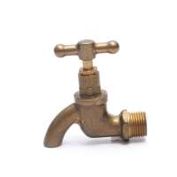 High quality low price brass stop type bibcock slow open T type bib cock 1/2" 3/4" faucet water tap for home